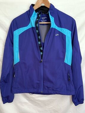 Brooks Shelter Technology Windbreaker Reflective Jacket, Size Small